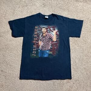 Vintage Y2K Josh Turner Tour T Shirt Men's Medium Black Graphic